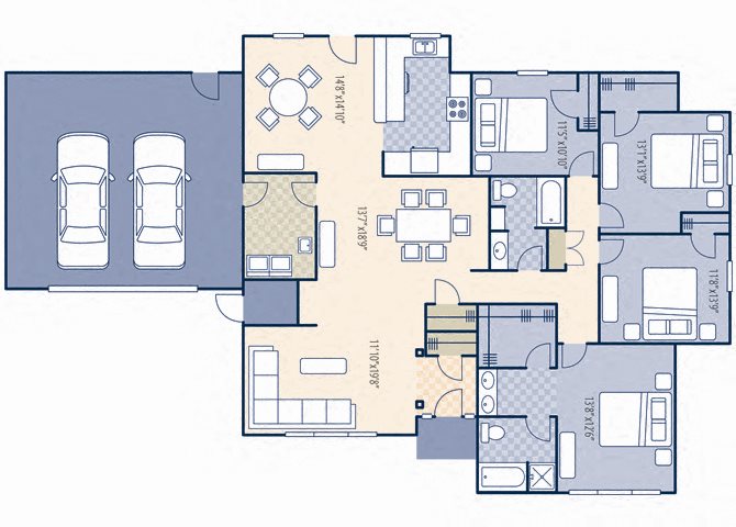 Gunfighter Manor 4x2 2892 sq ft